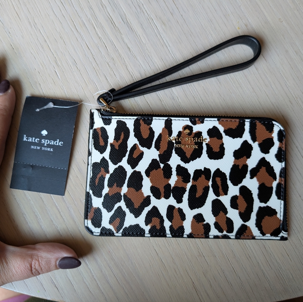 Kate Spade Animal Print Wristlet